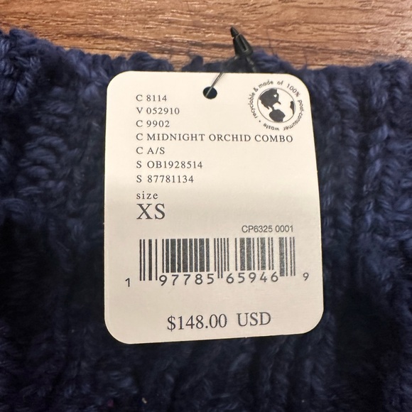 Free People Cruze Chunky Mixed Sweater XS - Picture 7 of 7